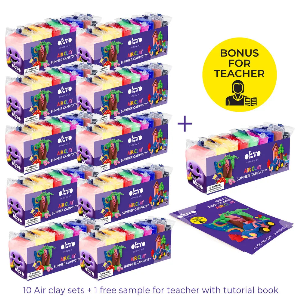School supplies  Air clay set School Supplies Space/Veggies