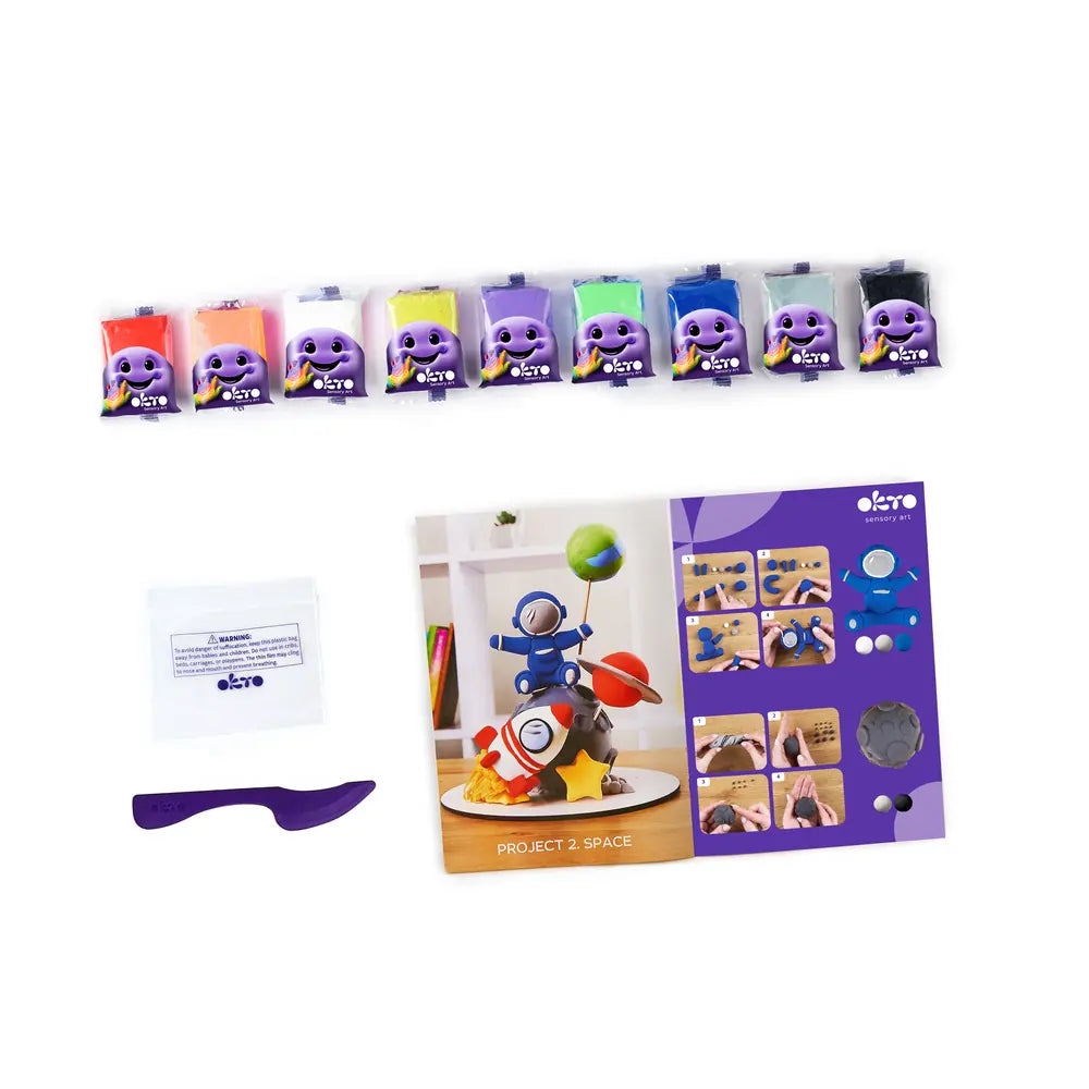 School supplies  Air clay set School Supplies Space/Veggies