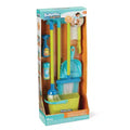 Cleaning supplies play set, broom, mop, duster, dustpan, bucket,